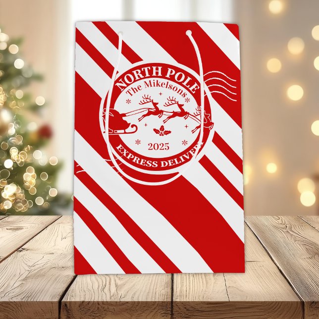 Polar Express Christmas Ticket Medium Gift Bag (Creator Uploaded)