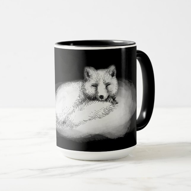 POLAR FOX MUG (Front Right)
