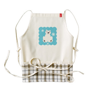 Polar Friend Zazzle HEART Apron