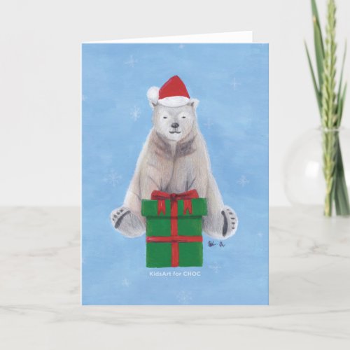 Polar Holiday _ KidsArt for CHOC  Thank You Card