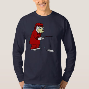 Polar Ice Fishing in Pajamas T-Shirt
