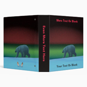 Polar Lights Polar Bear 3 Ring Binder