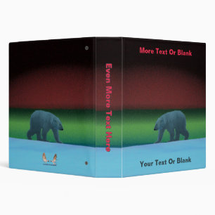 Polar Lights Polar Bear 3 Ring Binder