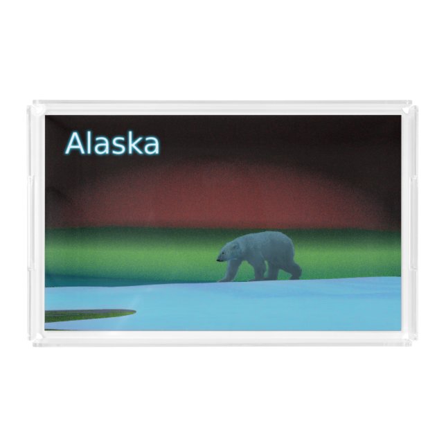 Polar Lights Polar Bear Acrylic Tray (Front)