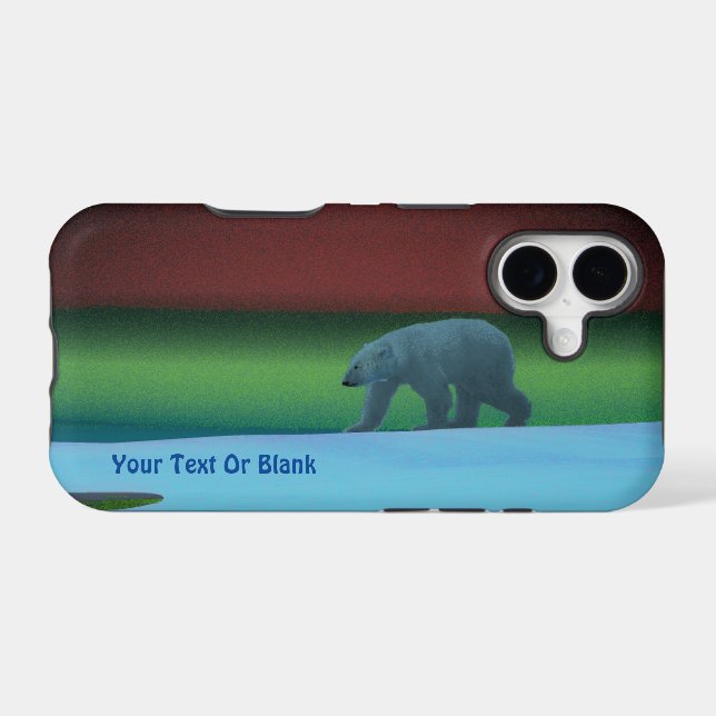 Polar Lights Polar Bear Case-Mate iPhone Case (Back (Horizontal))