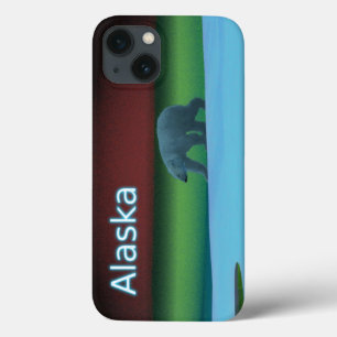 Polar Lights Polar Bear iPhone 13 Case