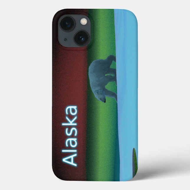 Polar Lights Polar Bear Case-Mate iPhone Case (Back)