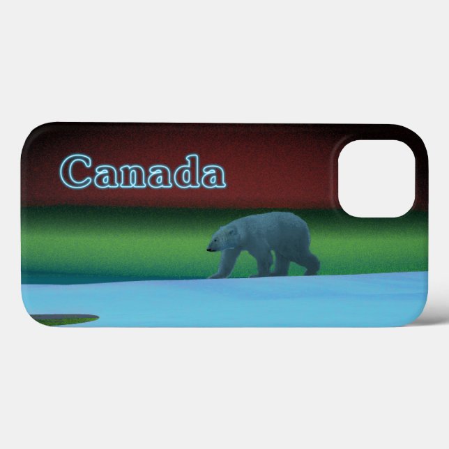Polar Lights Polar Bear Case-Mate iPhone Case (Back (Horizontal))