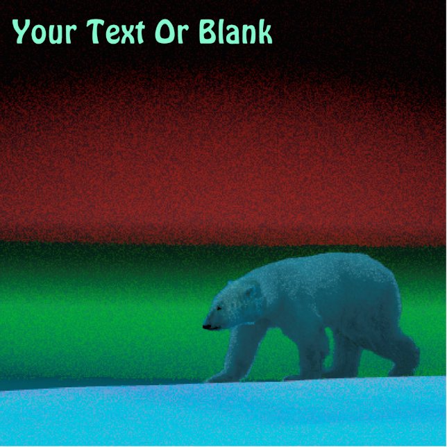 Polar Lights Polar Bear Cutout (Front)