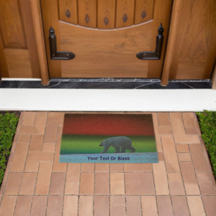 Polar Lights Polar Bear Fiber Doormat