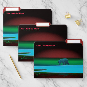 Polar Lights Polar Bear File Folder