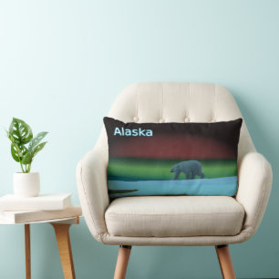 Polar Lights Polar Bear Lumbar Pillow