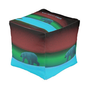 Polar Lights Polar Bear Pouf