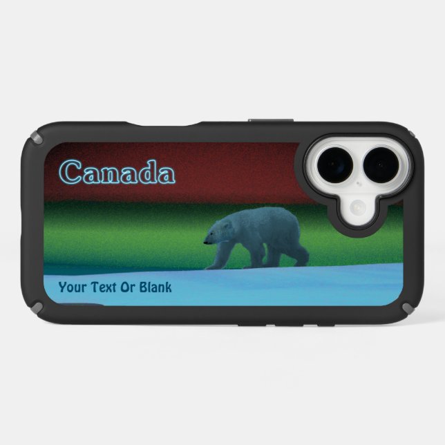 Polar Lights Polar Bear Speck iPhone Case (Horz)