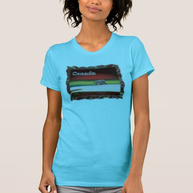 Polar Lights Polar Bear T-Shirt (Front)