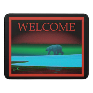 Polar Lights Polar Bear - Welcome Door Sign