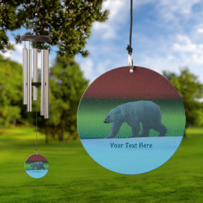 Polar Lights Polar Bear Wind Chime