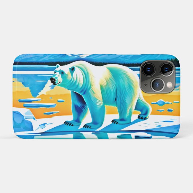 Polar Majesty: Arctic Landscape Case-Mate iPhone Case (Back (Horizontal))