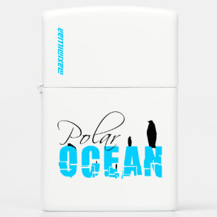 Polar Ocean customizable personal elegant Zippo Lighter