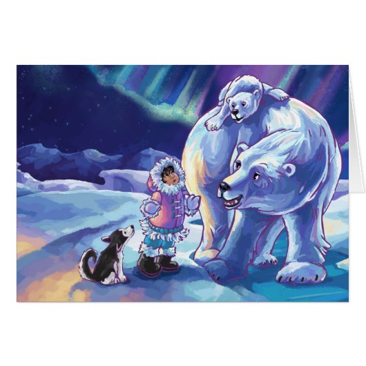 Polar Pals Cards (Front Horizontal)
