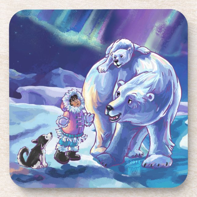 Polar Pals Coaster (Front)