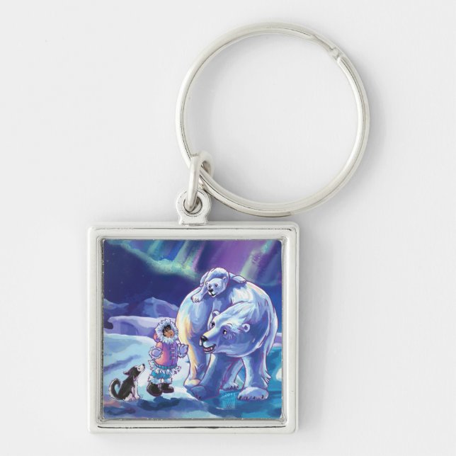 Polar Pals Keychain (Front)