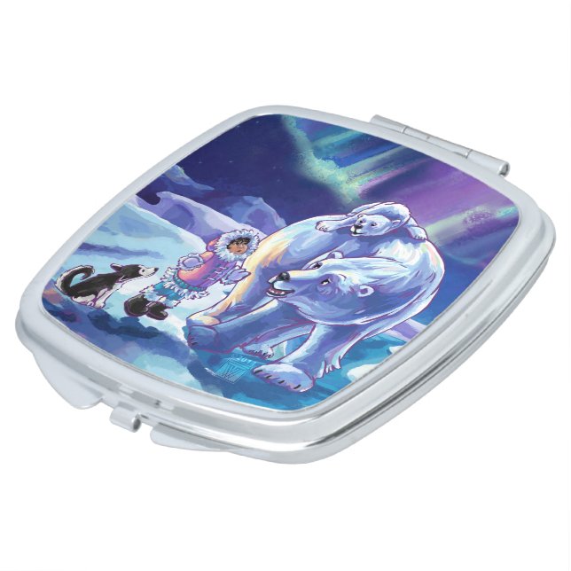 Polar Pals Makeup Mirror (Turned)