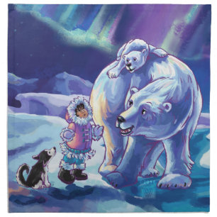Polar Pals Napkin
