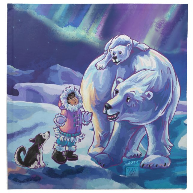 Polar Pals Napkin (Front)