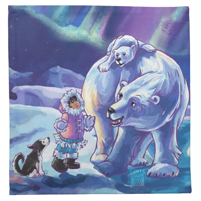 Polar Pals Napkin (Front)