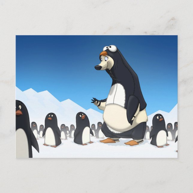 Polar Penguin Postcards (Front)