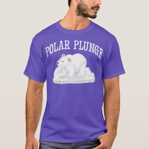 Polar Plunge Ice Swimming Winter Premium  T_Shirt