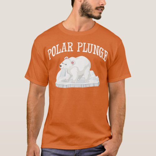 Polar Plunge Ice Swimming Winter Premium  T_Shirt