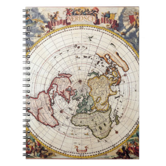 Polar Projection World Map Notebook