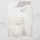 Polar She-bear With Cubs (Front)