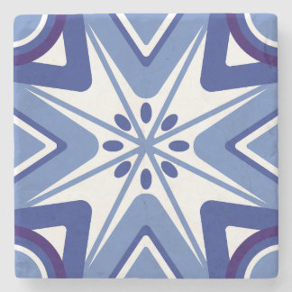 Polar Starburst Stone Coaster