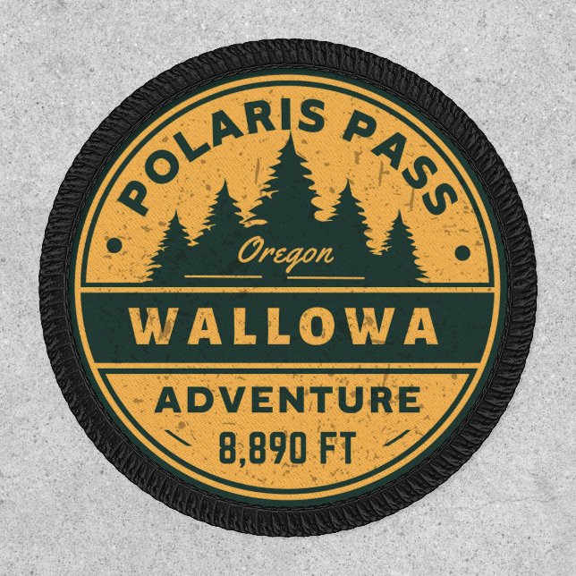 polaris pass wallowa hiking Oregon alpine pass Patch (Front)