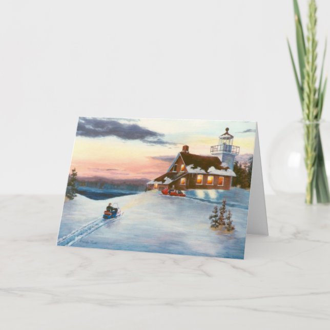 Polaris Sunset Blank Card (Front)