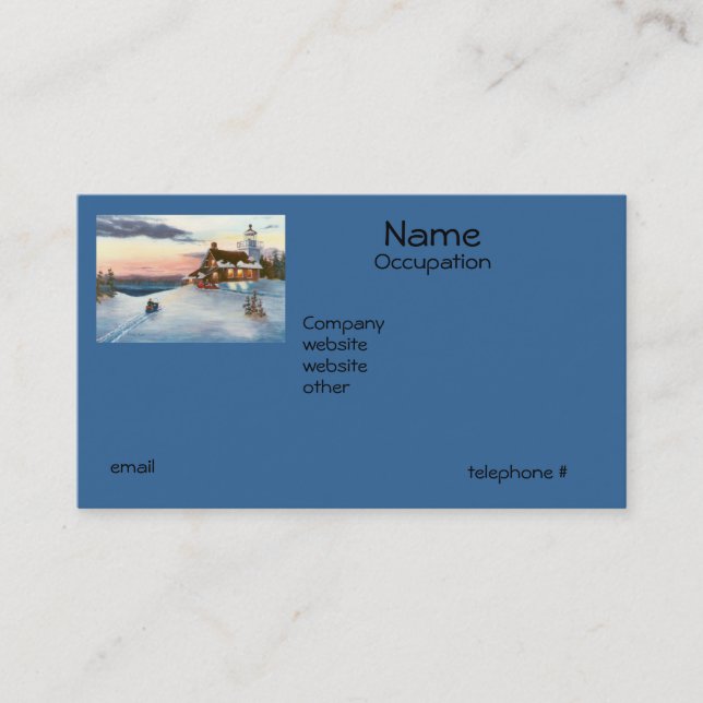 Polaris Sunset Business Cards (Front)