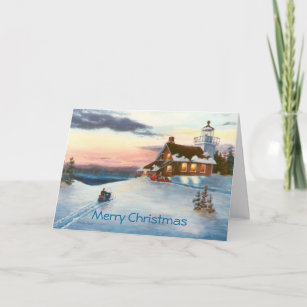 Polaris Sunset Christmas Card