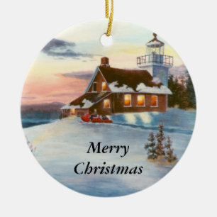 Polaris Sunset Christmas Ornament