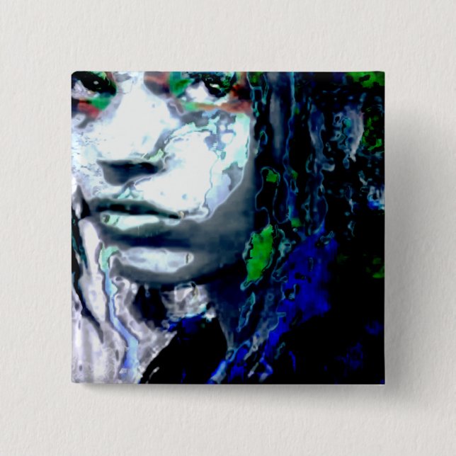 polarity : kerica pinback button (Front)