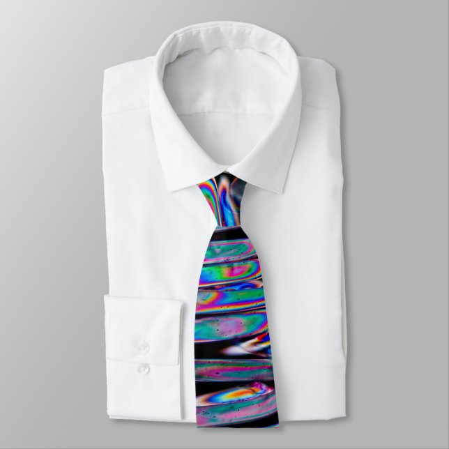Polarized synthetic suture neck tie (Tied)