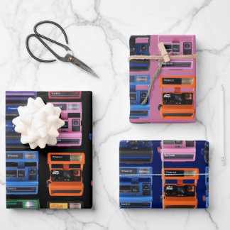 Polaroid OneShot 90's Camera Wrapping Paper Sheets
