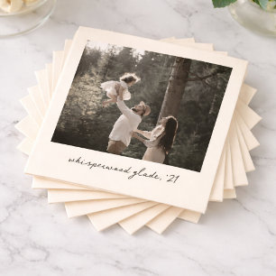 Polaroid Photo Napkins   Custom Vintage Retro Art