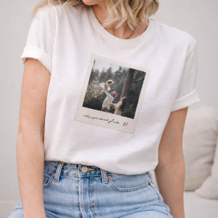 Polaroid Photo T-Shirt   Custom Vintage Retro Art