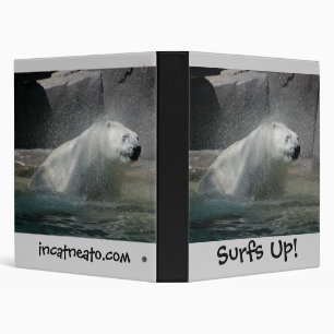 Polars Bears 3 Ring Binder