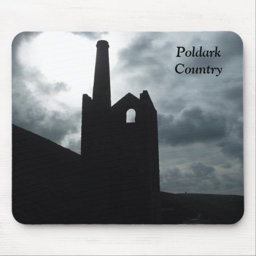 Poldark Country Mine Ruins Cornwall England Mouse Pad
