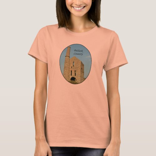 Poldark Country Mine Ruins Cornwall England T_Shirt