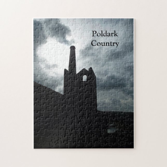 Poldark Country Wheal Coates Mine Cornwall England Jigsaw Puzzle (Vertical)